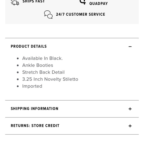 NWT Fashion Nova Black Leather Stiletto Booties 7 - Picture 4 of 7